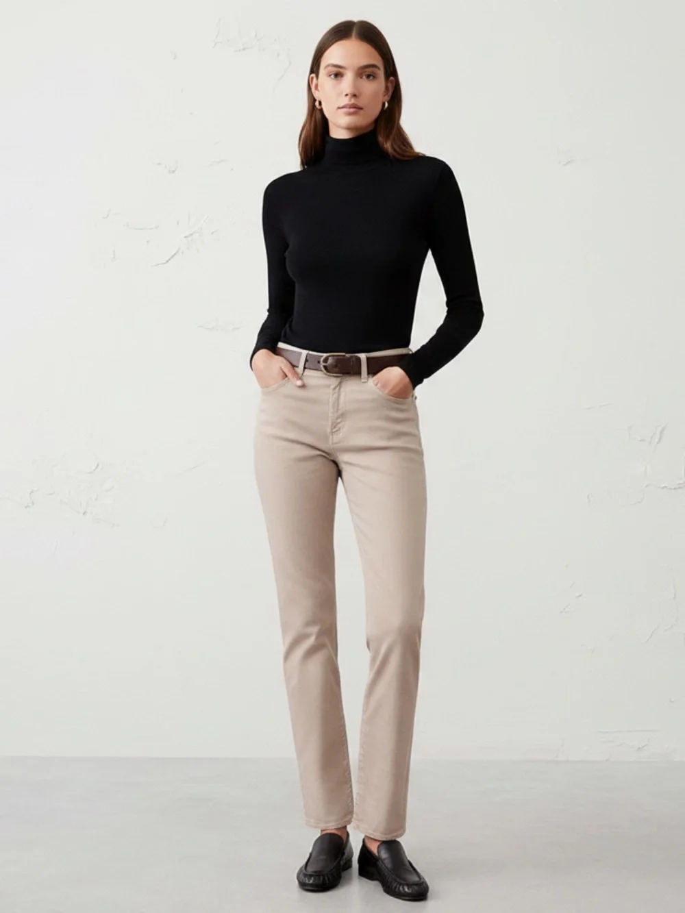 NWT Banana Republic Slim Velvet Jeans Off-White Cream Size 18/34 Ankle High Rise